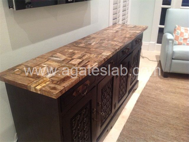 Agate stone table top