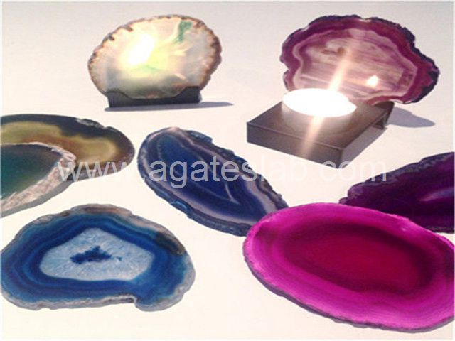 Agate candle holder (4)